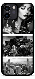 black and white